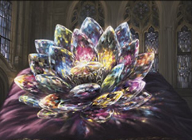 Jeweled Lotus Crop image Wallpaper