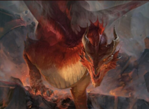 Red Dragon Crop image Wallpaper
