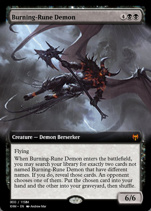 Burning-Rune Demon Full hd image