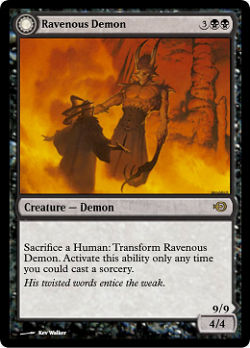 Ravenous Demon // Archdemon of Greed image