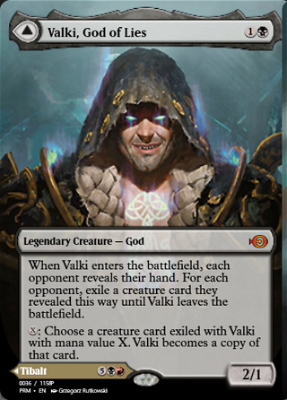 Valki, God of Lies // Tibalt, Cosmic Impostor image