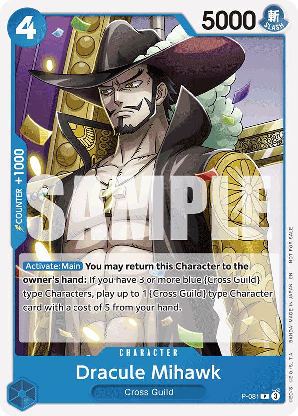 Dracule Mihawk P-081 Crop image Wallpaper