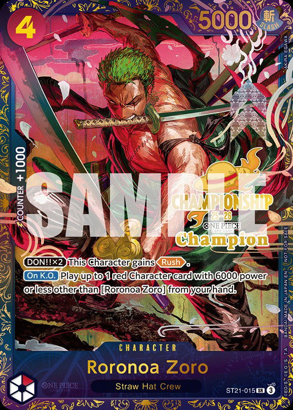 Roronoa Zoro ST21-015 Crop image Wallpaper