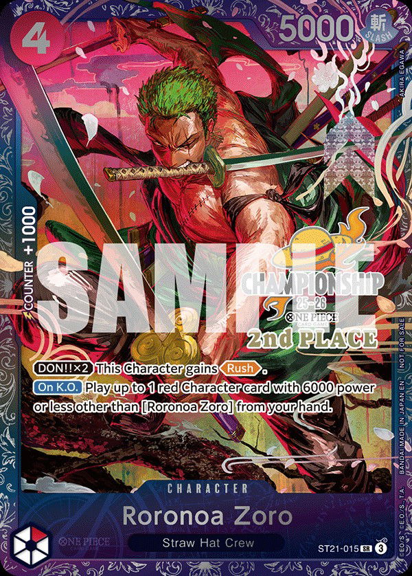 Roronoa Zoro ST21-015 Crop image Wallpaper