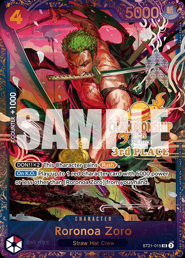 Roronoa Zoro ST21-015 Crop image Wallpaper