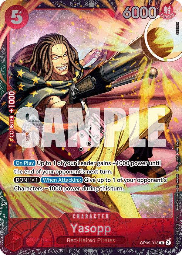 Yasopp OP09-013 Crop image Wallpaper