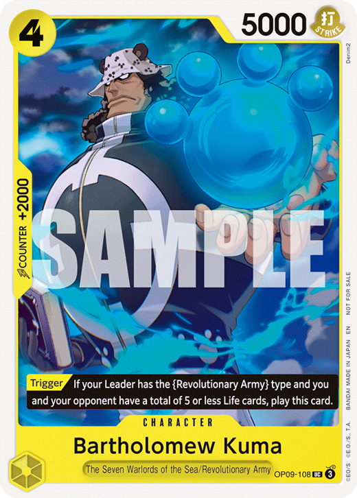 Bartholomew Kuma OP09-108 Full hd image