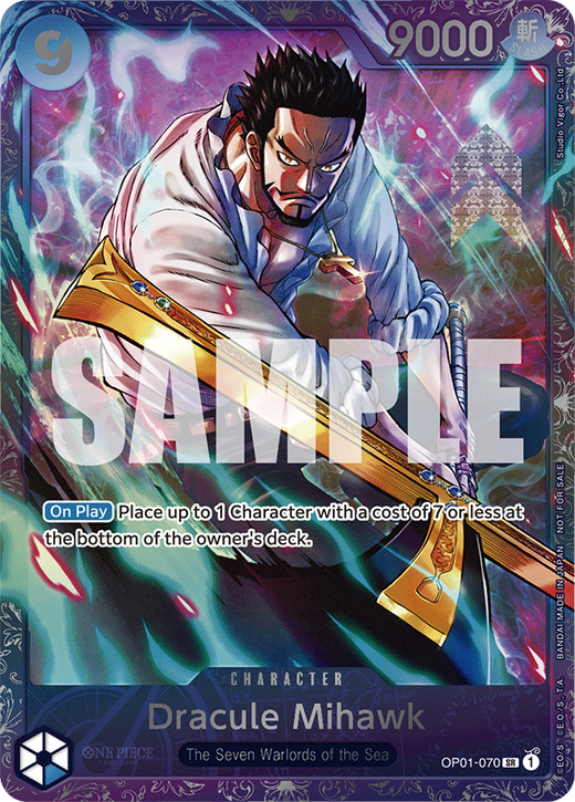 Dracule Mihawk OP01-070 Full hd image