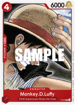 Monkey.D.Luffy P-022 translates to Monkey.D.Luffy P-022 in Portuguese. image