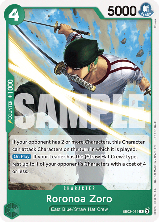Roronoa Zoro EB02-019 image