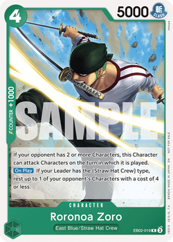 Roronoa Zoro EB02-019