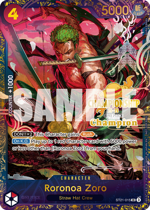 Roronoa Zoro ST21-015 image