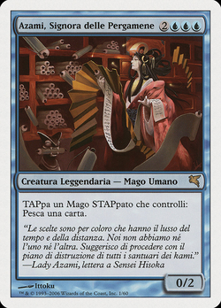 Azami, Signora delle Pergamene