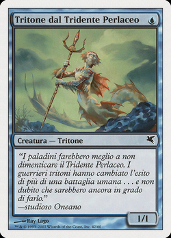 Tritone dal Tridente Perlaceo