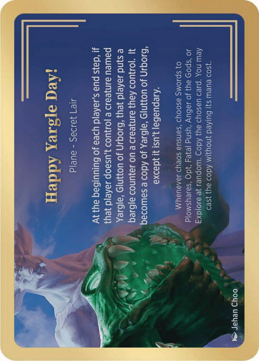 Happy Yargle Day! Full hd image
