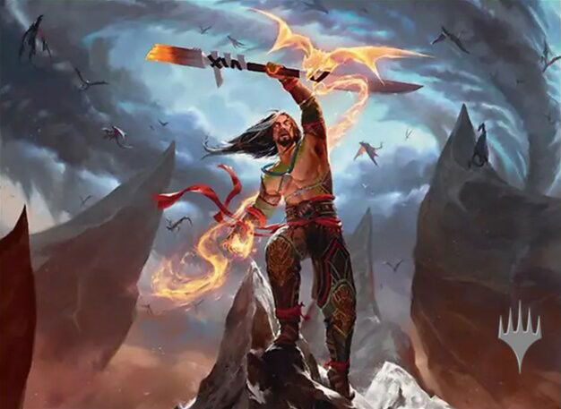 Sarkhan, Dragon Ascendant Crop image Wallpaper