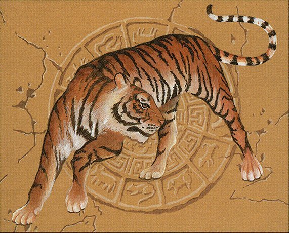 Zodiac Tiger Crop image Wallpaper