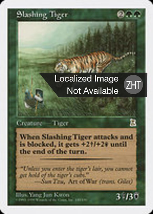 Slashing Tiger Full hd image