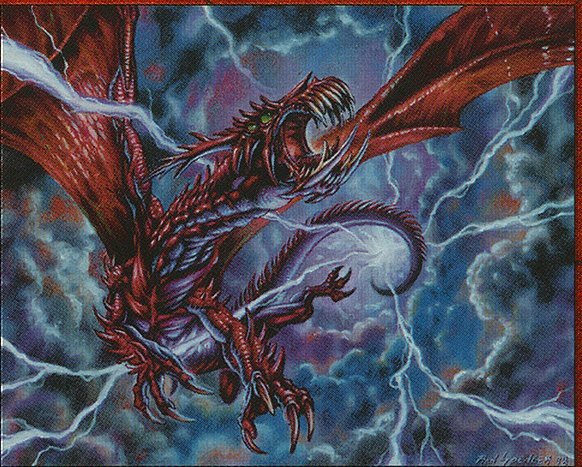 Lightning Dragon Crop image Wallpaper