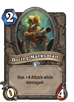 Dozing Marksman