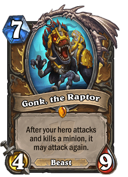 Gonk, the Raptor