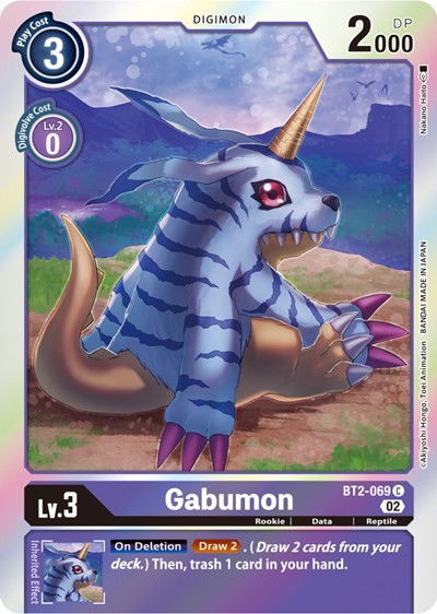 Gabumon - BT2-069 Crop image Wallpaper