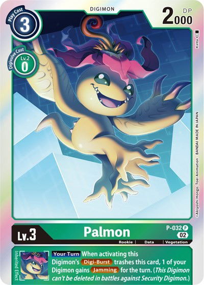 Palmon - P-032 Crop image Wallpaper