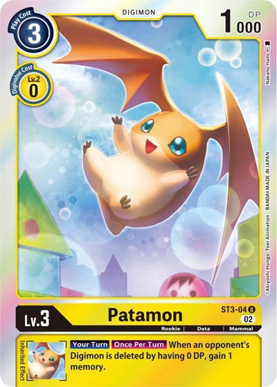 Patamon - ST3-04 Crop image Wallpaper