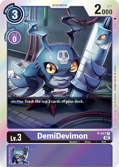 DemiDevimon - P-017 Full hd image