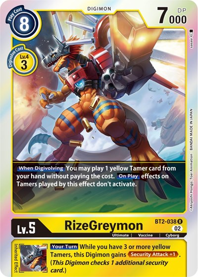 RizeGreymon - BT2-038 Full hd image