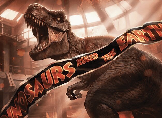 Ravenous Tyrannosaurus Crop image Wallpaper