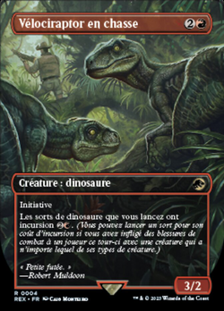 Vélociraptor en chasse