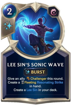 Lee Sin's Sonic Wave
