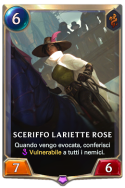 Sceriffo Lariette Rose