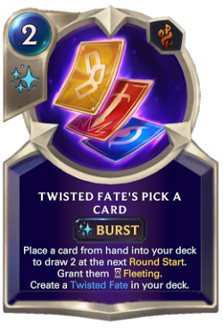 Twisted Fate's Pick a Card image