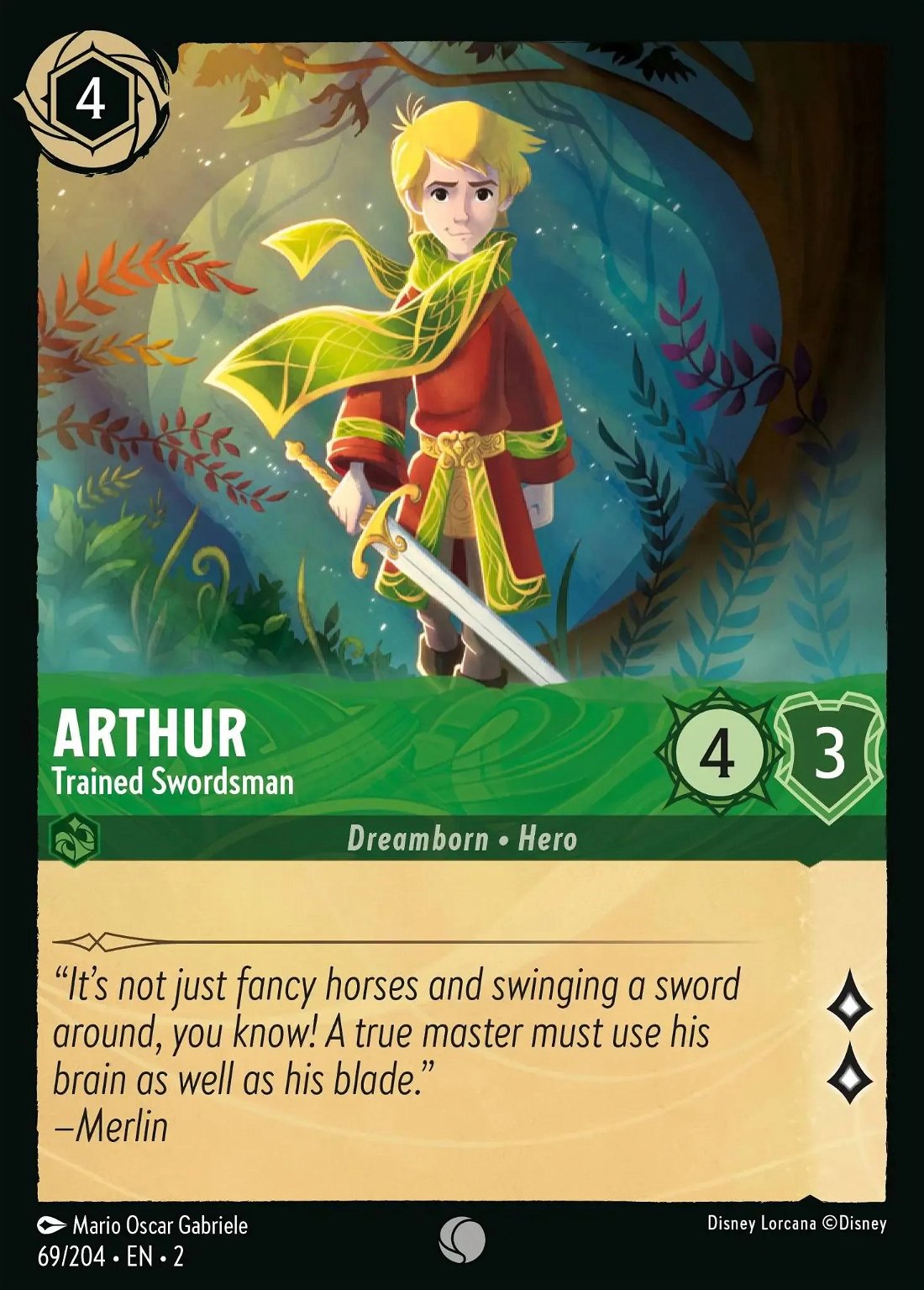 Arthur - Trained Swordsman Crop image Wallpaper
