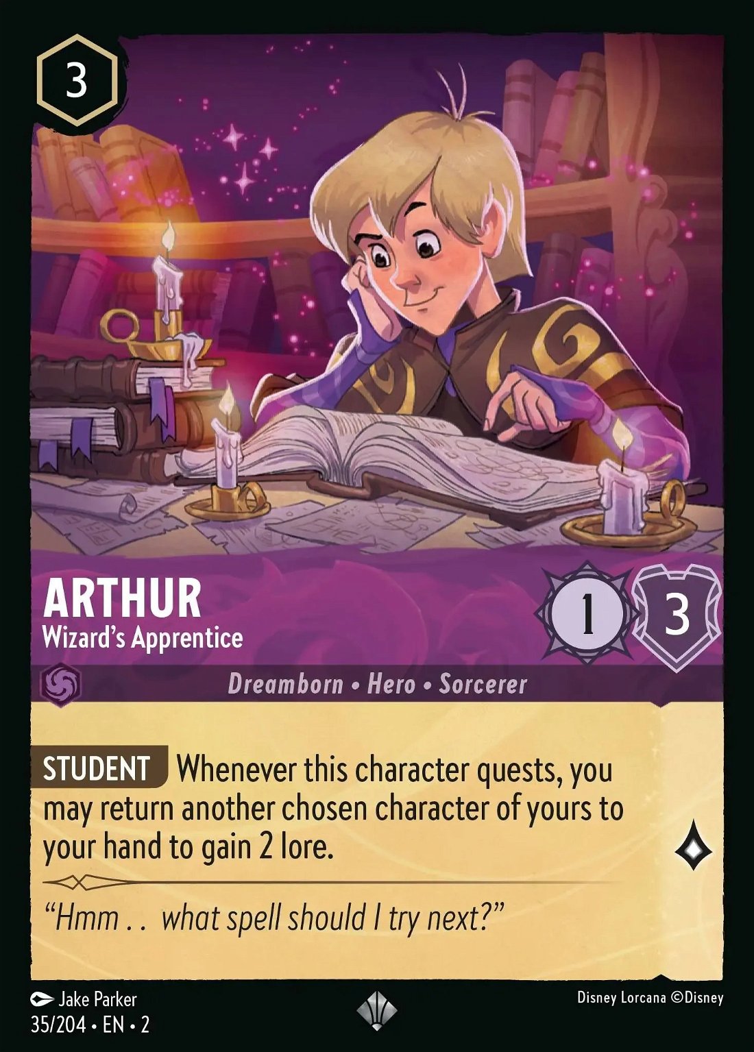 Arthur - Wizard's Apprentice Crop image Wallpaper