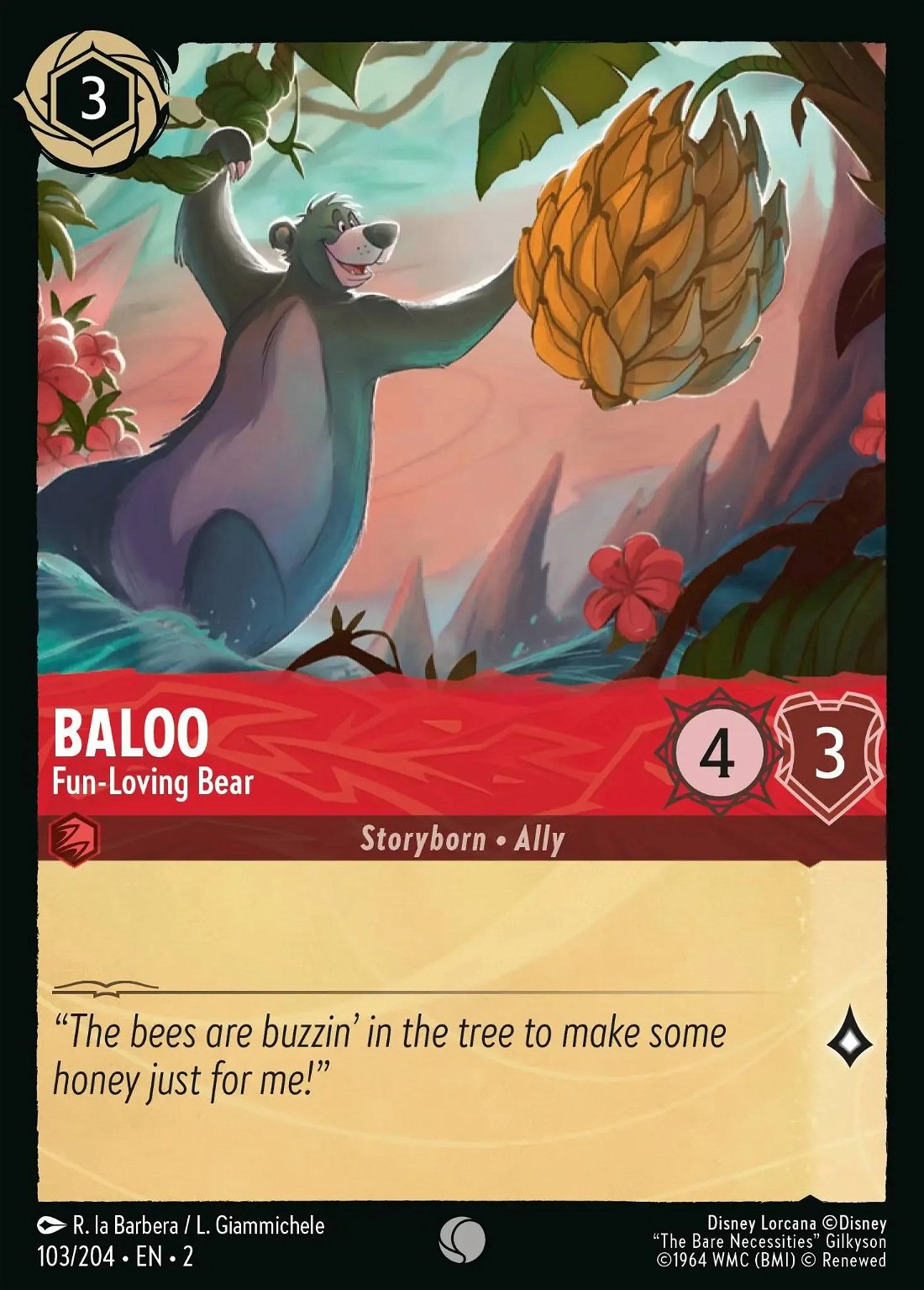 Baloo - Fun-Loving Bear Crop image Wallpaper