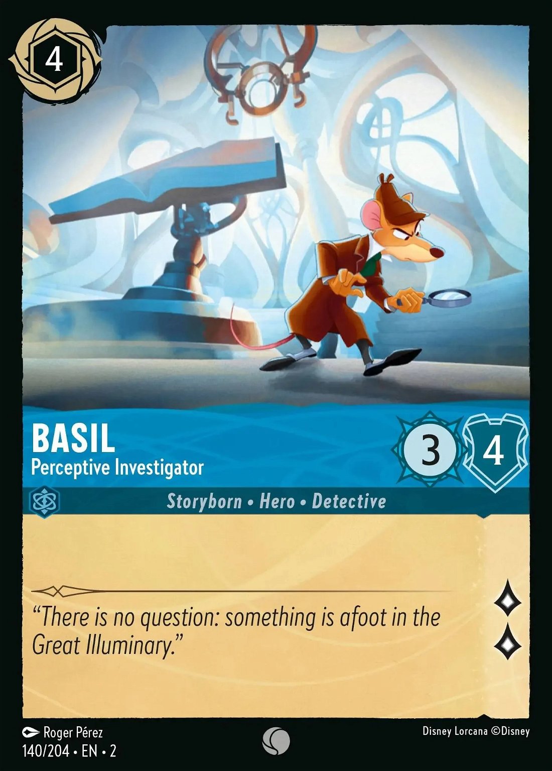 Basil - Perceptive Investigator Crop image Wallpaper