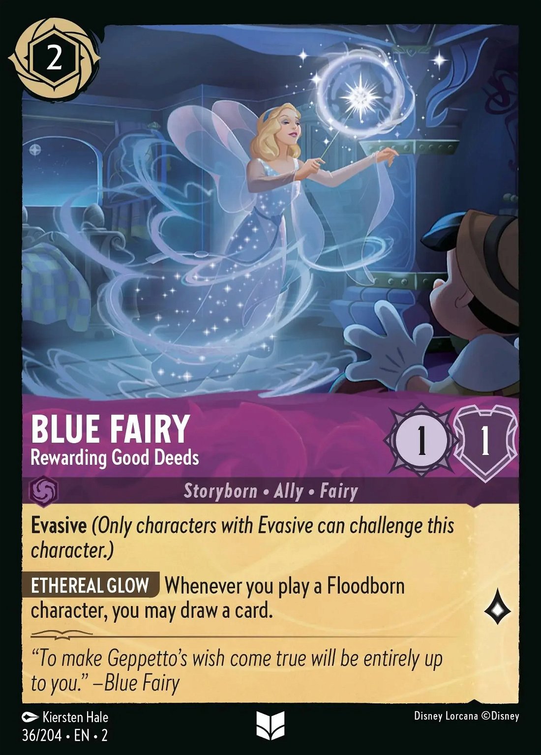 Blue Fairy - Rewarding Good Deeds Crop image Wallpaper
