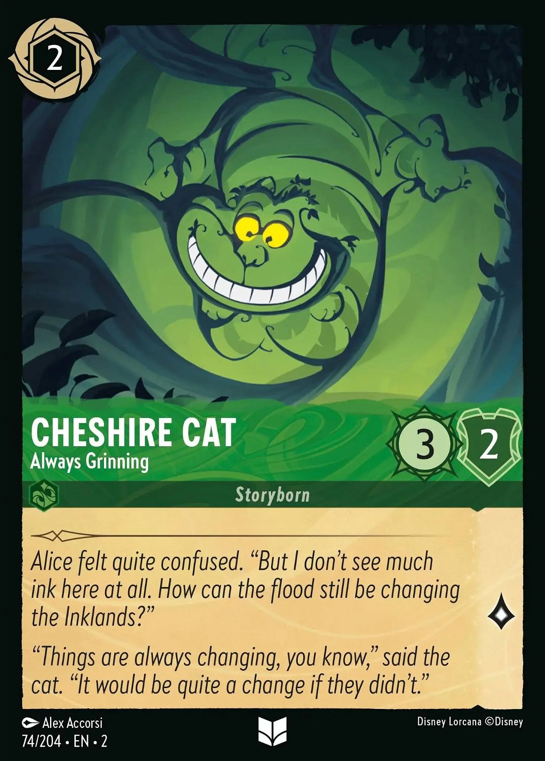 Cheshire Cat - Always Grinning Crop image Wallpaper