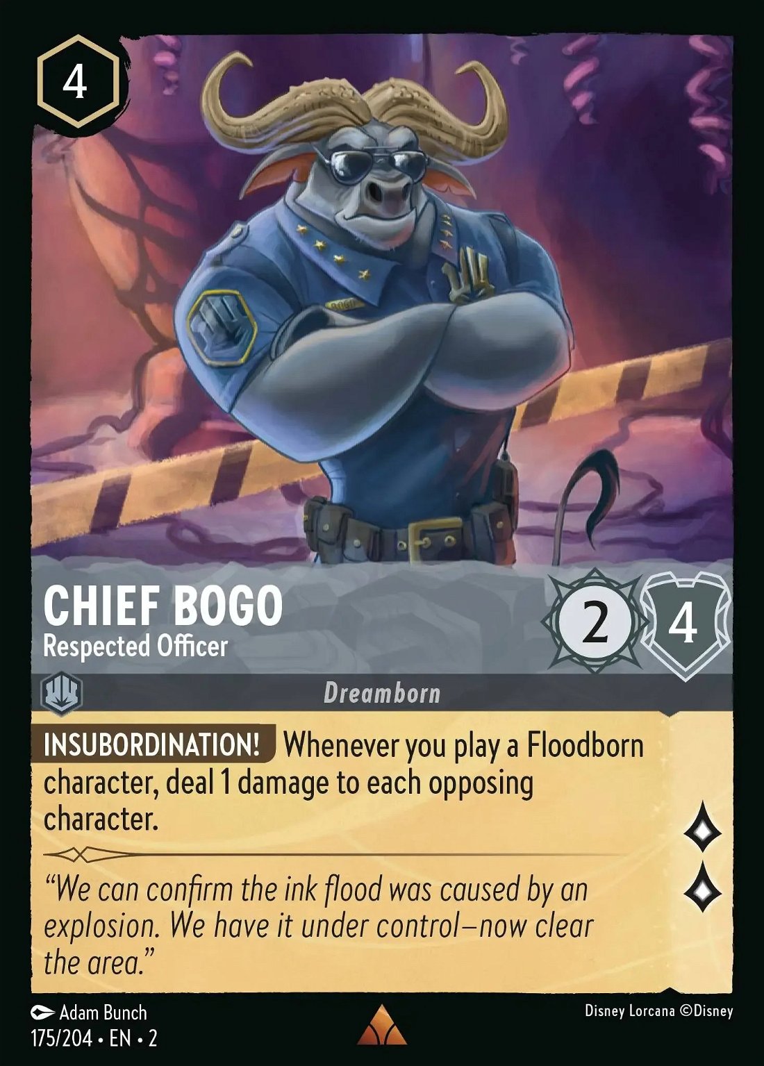 Chief Bogo - Respected Officer Crop image Wallpaper