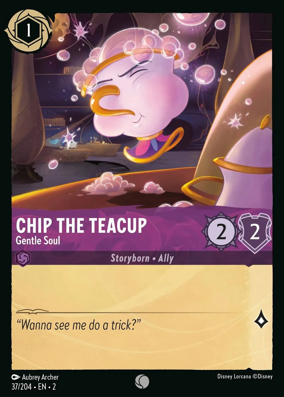 Chip The Teacup - Gentle Soul Crop image Wallpaper