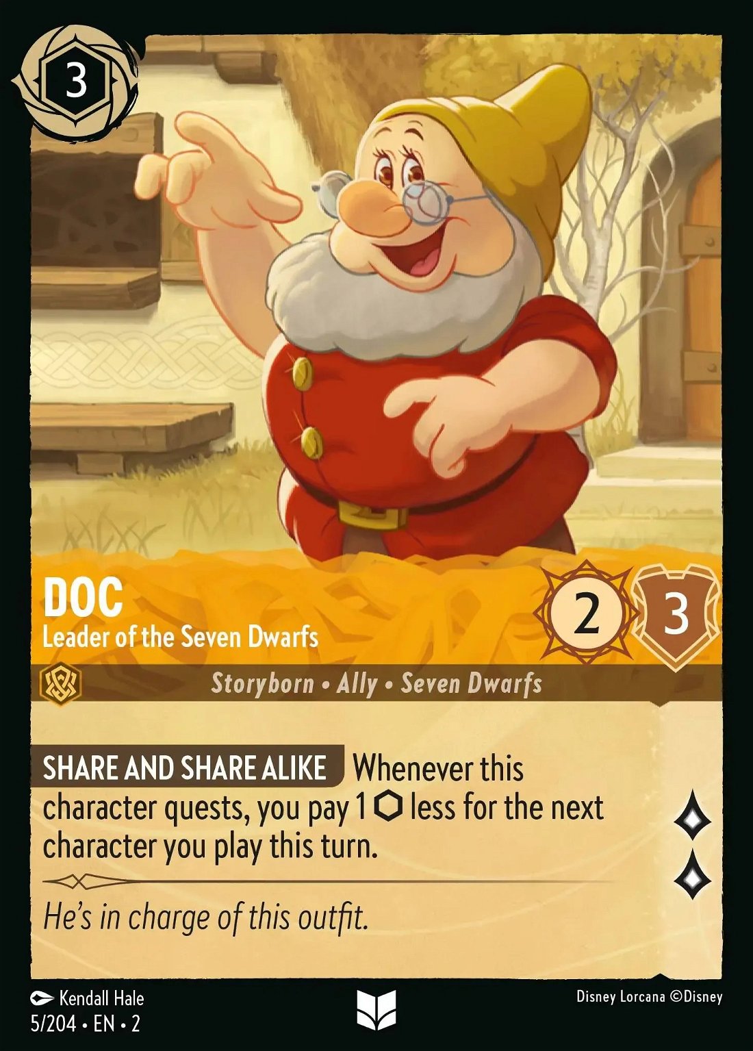 Doc - Leader of the Seven Dwarfs Crop image Wallpaper