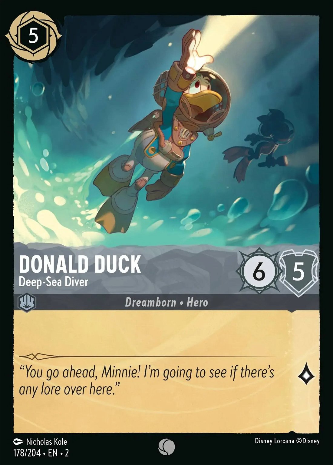 Donald Duck - Deep-Sea Diver Crop image Wallpaper