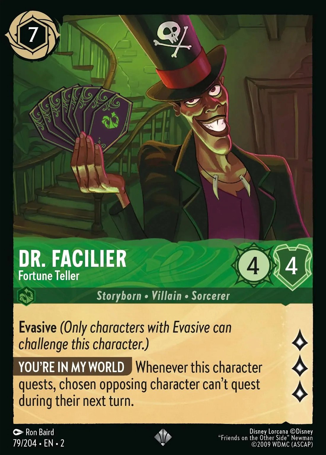 Dr. Facilier - Fortune Teller Crop image Wallpaper