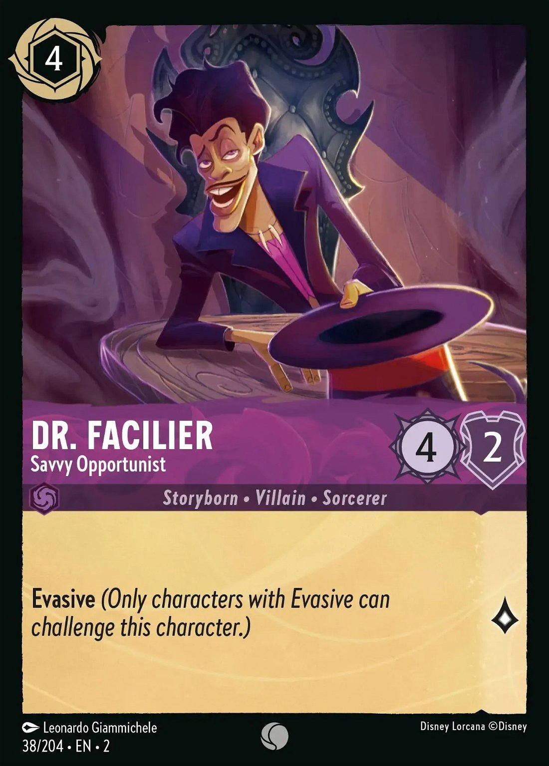 Dr. Facilier - Savvy Opportunist Crop image Wallpaper