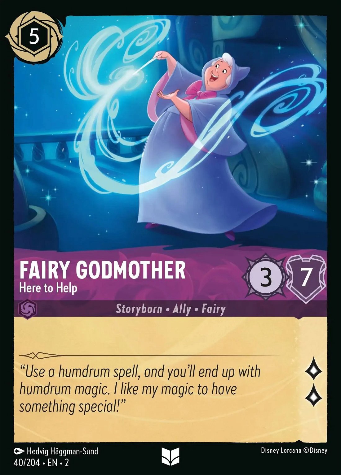 Fairy Godmother - Here to Help Crop image Wallpaper
