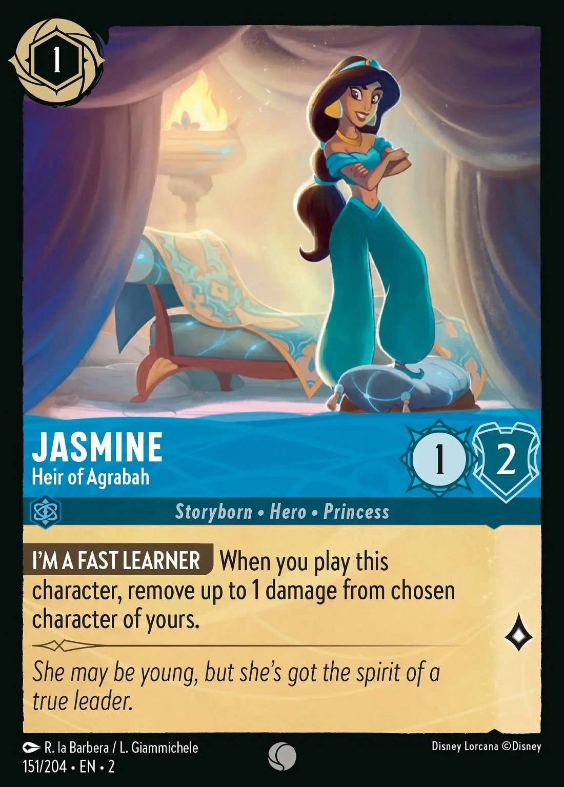 Jasmine - Heir Of Agrabah Crop image Wallpaper
