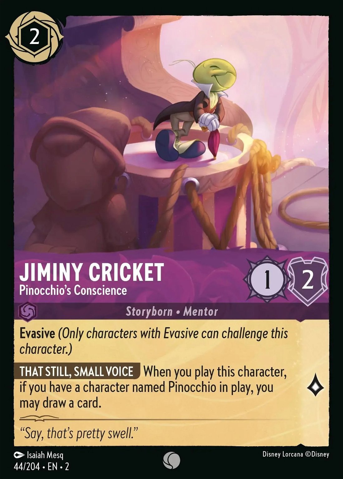 Jiminy Cricket - Pinocchio's Conscience Crop image Wallpaper
